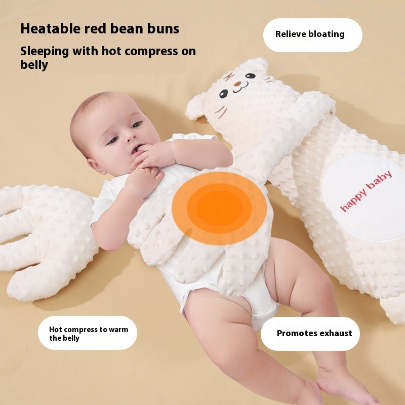 ”Lugnande babykudde med fjärrstyrd klappande hand för bättre sömn – mjuk tecknad plysch för småbarn”