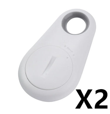 Mini Bluetooth-spårare i vattendroppe-design. Håll koll på nycklar, väskor eller husdjur via mobilen. Larm vid avstånd, räckvidd upp till 10 m. Fungerar även som kamerafjärr. Upp till 6 mån standby. CR2032-batteri ingår. Finns i flera färger.